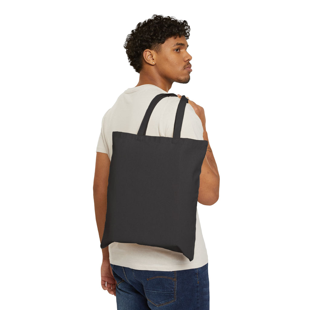 Canvas Tote Bag — 'Goodbye Lucky' Mint Script Graphic